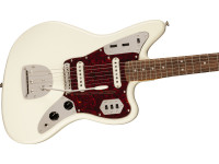 Fender  Squier FSR Classic Vibe 60s Jaguar Laurel Fingerboard Tortoiseshell Pickguard Matching Headstock Olympic White